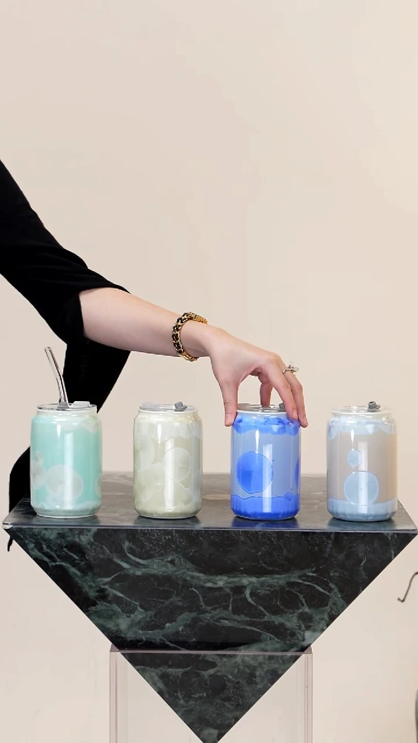 无花朵066一物一拍景德镇高白泥陶瓷杯子【备注颜色】