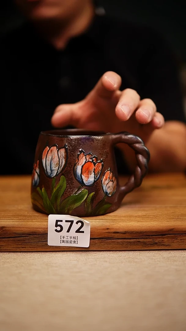 @@陶园瓷舍@@纯手工手绘@高温釉下彩