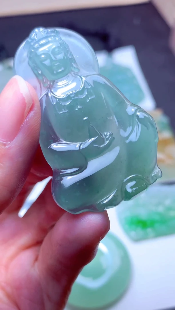 颈饰未镶嵌翡翠天然A货翡翠