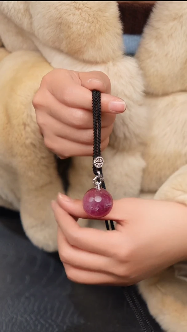 水晶摆件银S925镶嵌330