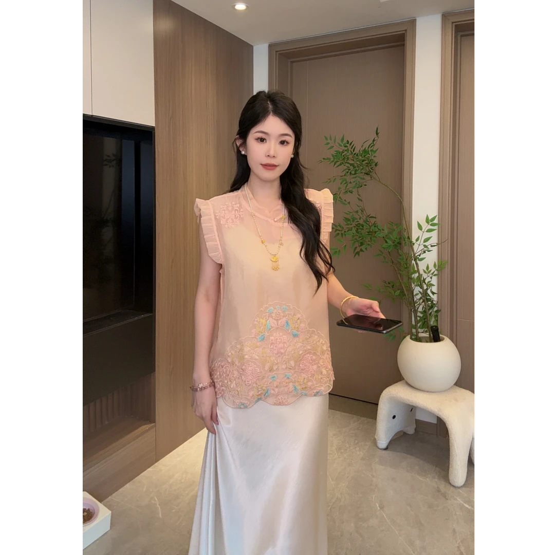 2025新中式国风苏绣小衫