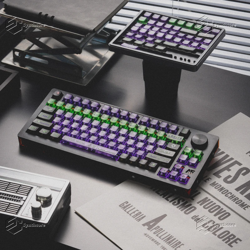 EVA初号机主题顶面雾透原厂高度1.78壁厚适用市面机械磁轴键盘