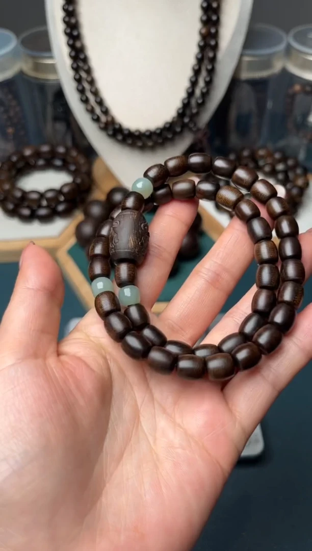 【闪购商品】沉香手串8mm越南芽庄白奇楠双圈