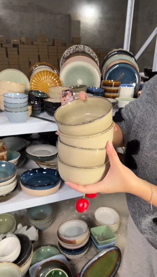 陶瓷外贸尾货瑕疵满20包邮重瑕特价孤品清仓X4米饭碗