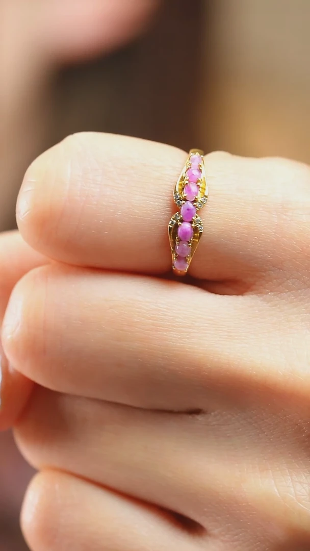 18K金镶嵌苏纪石（舒俱来）戒指76