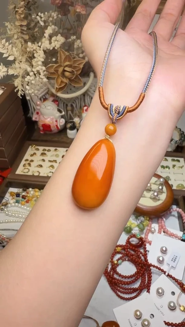 水晶摆件未镶嵌项链