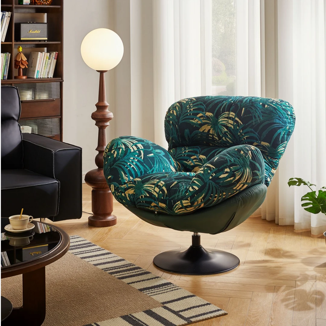 【蛋壳沙发】单人沙发椅家用客厅蛋壳椅可旋转躺椅