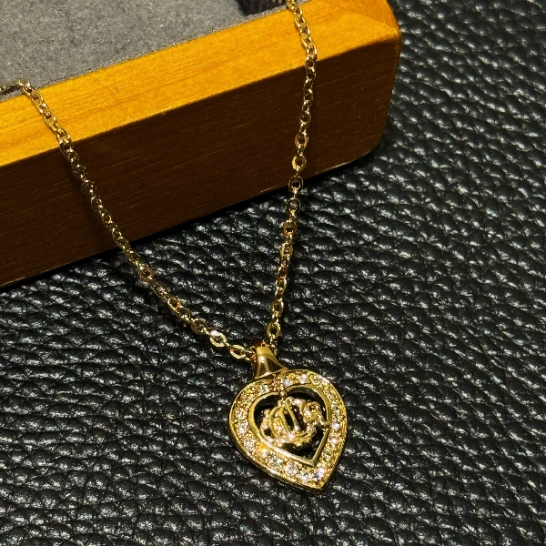 95新 DIOR/迪奥 爱心南瓜系列项链（保存品）