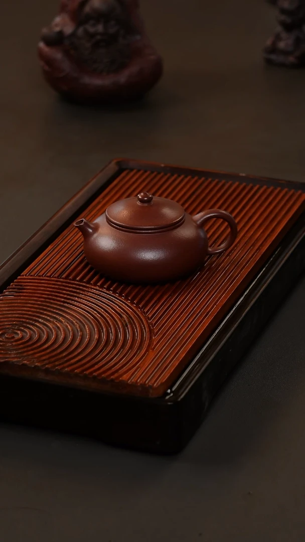 茶壶紫砂紫砂壶寒江