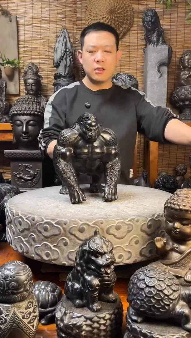 石材30闭口金刚天然青石雕刻