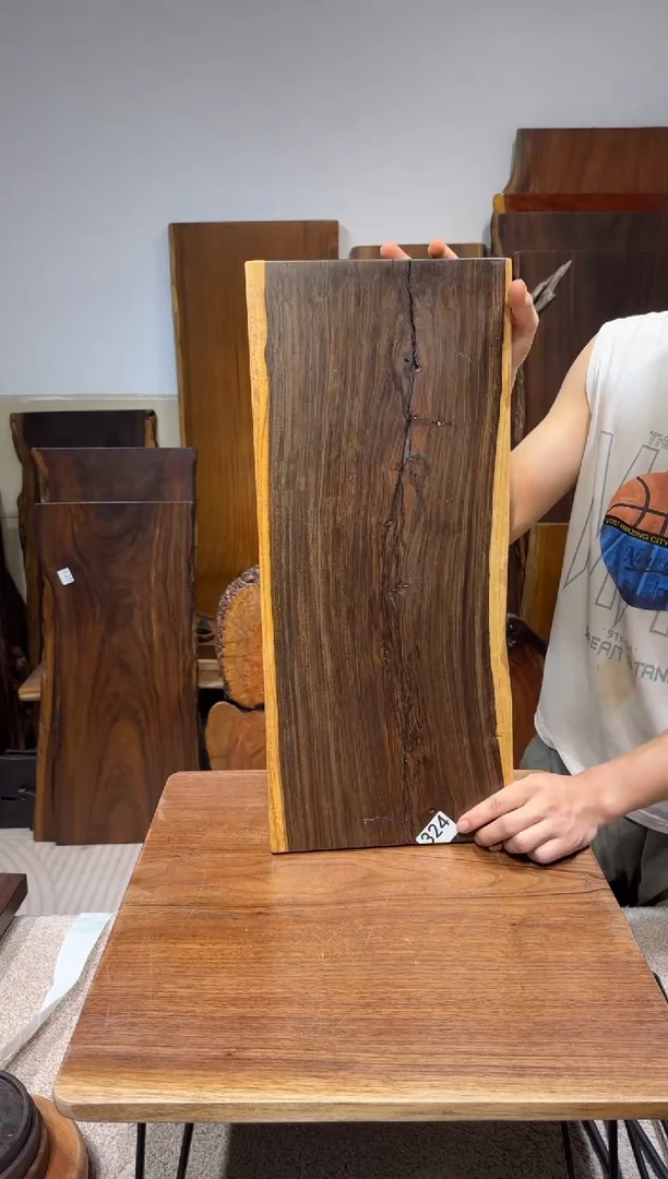 风车木（黑檀木）尺寸60*25*2.2编号324