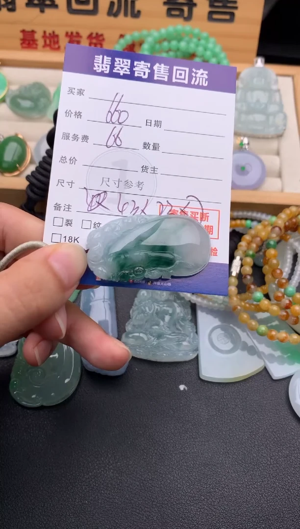 颈饰未镶嵌翡翠10146250