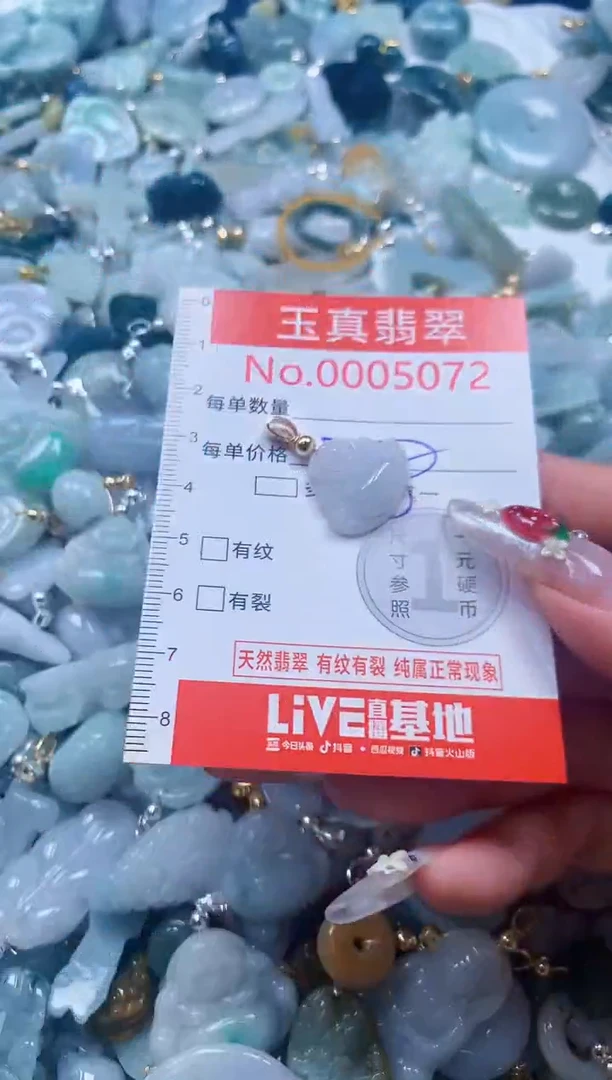翡翠未镶嵌吊坠(不含链)5072