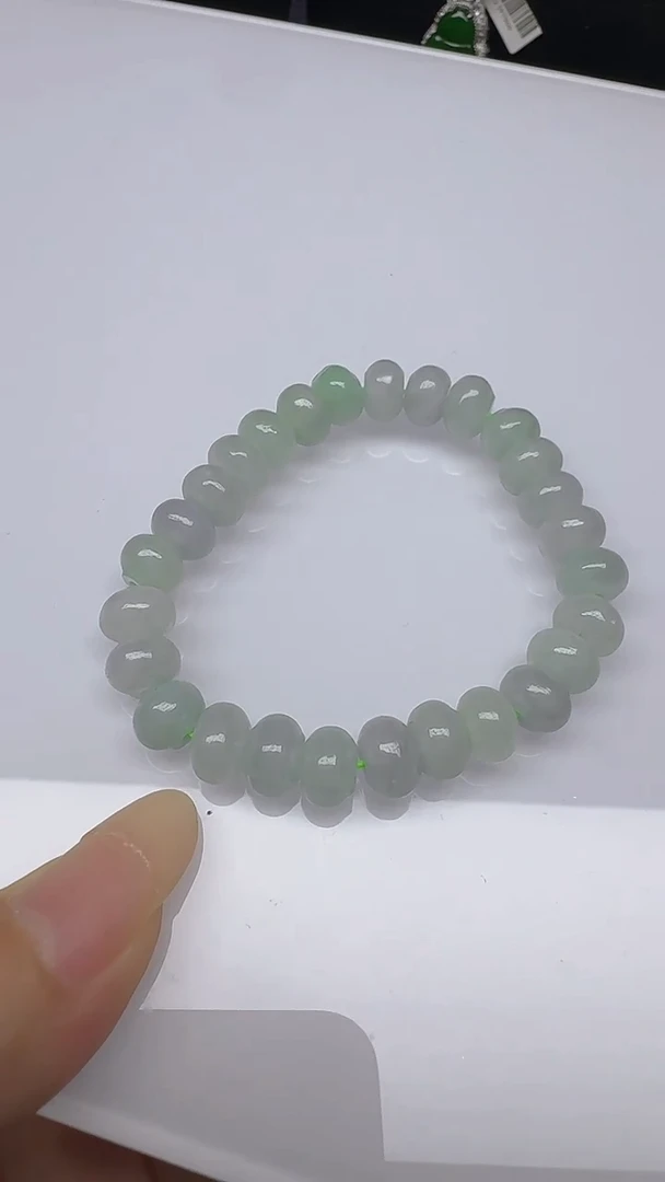 未镶嵌手串翡翠算盘珠手链