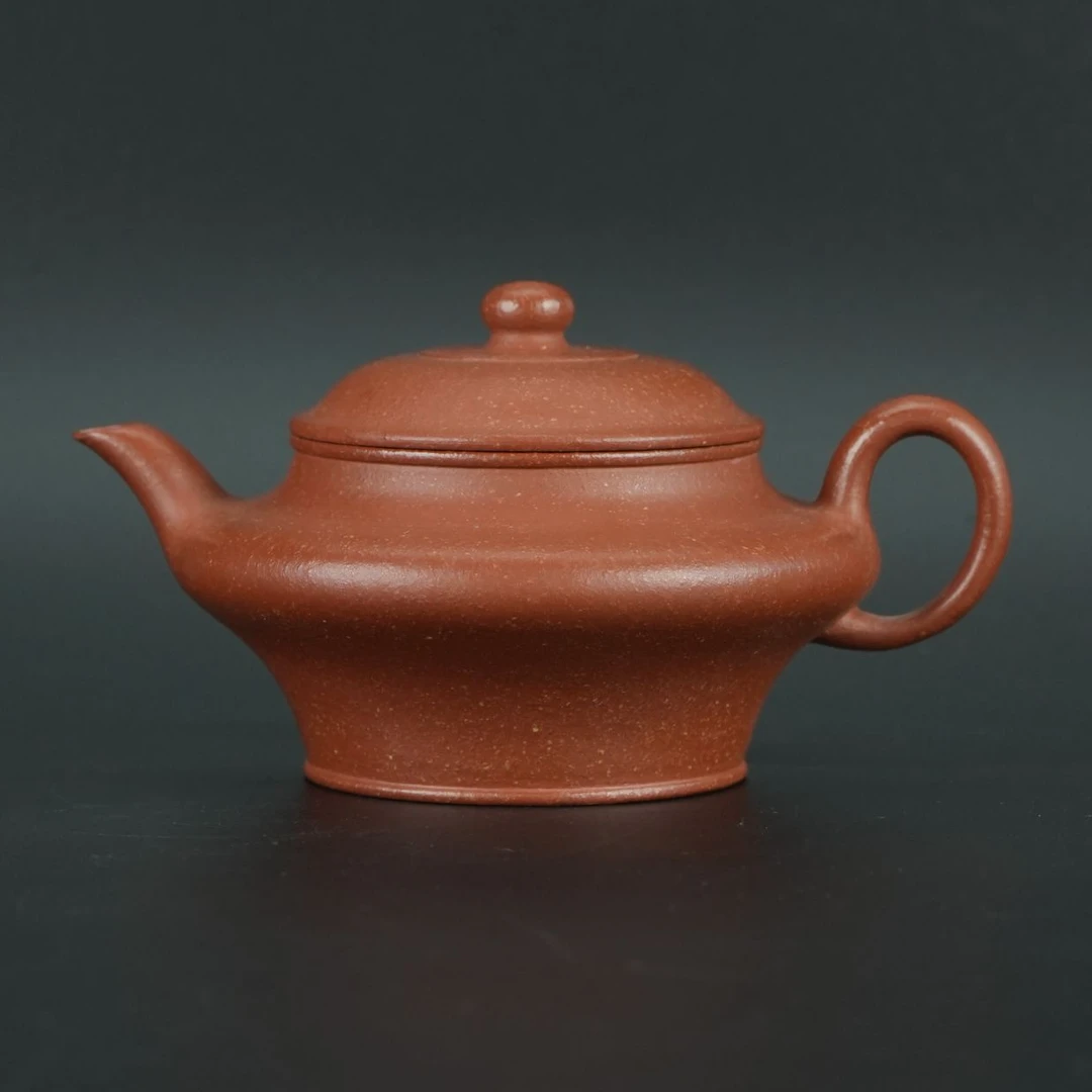 lot20474 黄晓晓 紫砂降坡泥高扁壶（170cc）