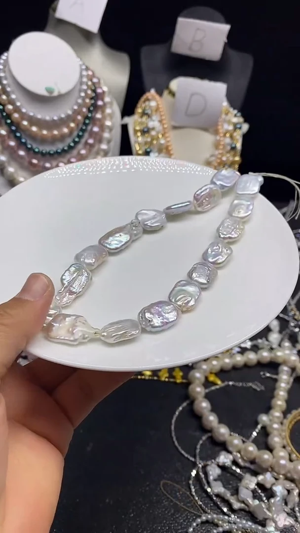 淡水珍珠未镶嵌颈饰多人