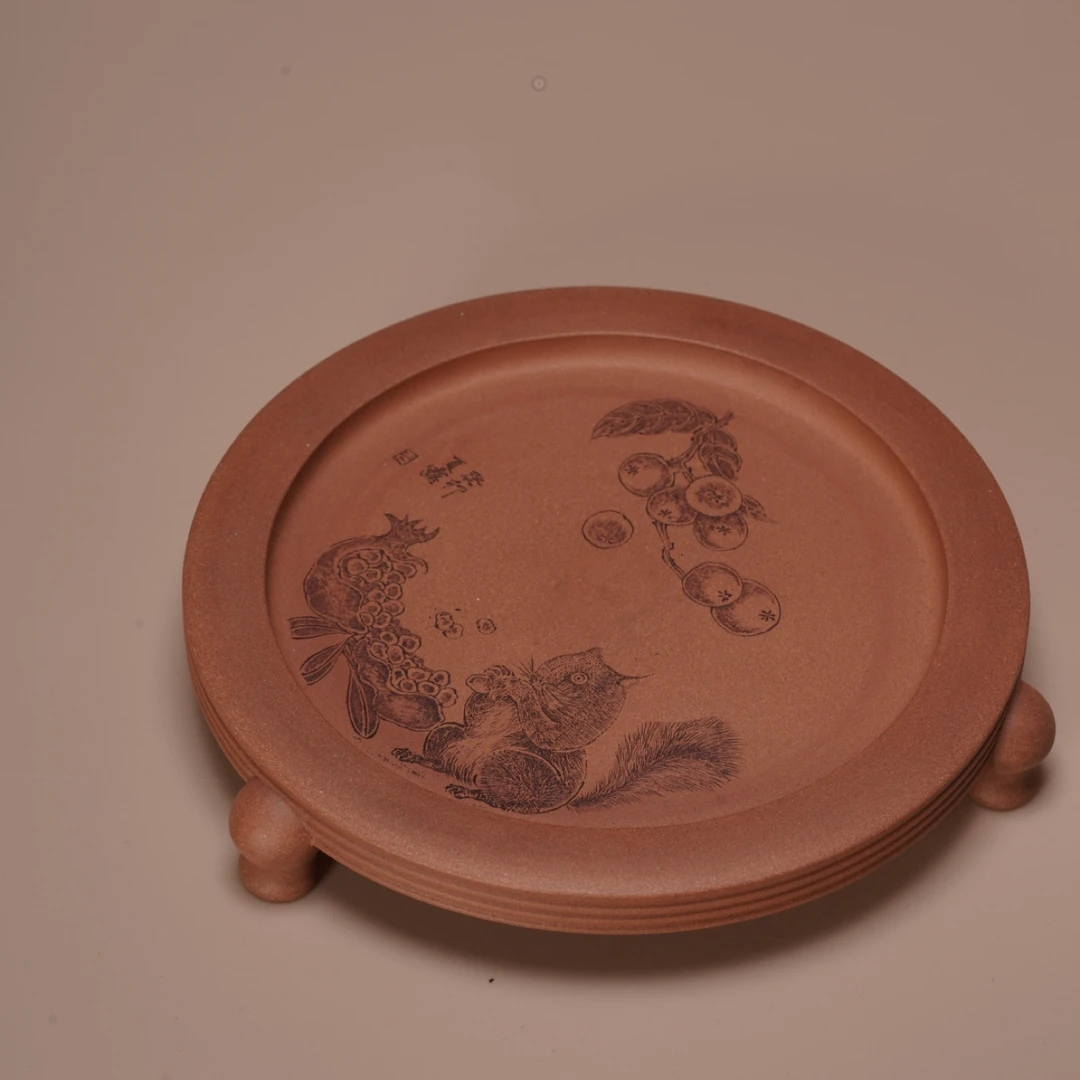 御风堂-干泡壶承  直径15.5cm*高3cm