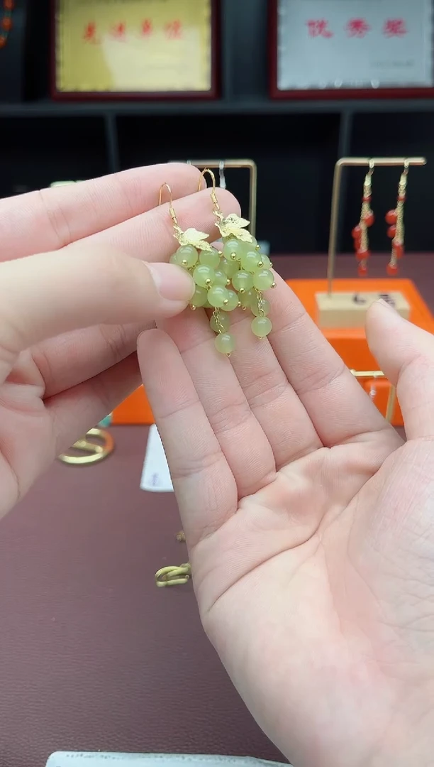 未镶嵌东陵石耳饰229