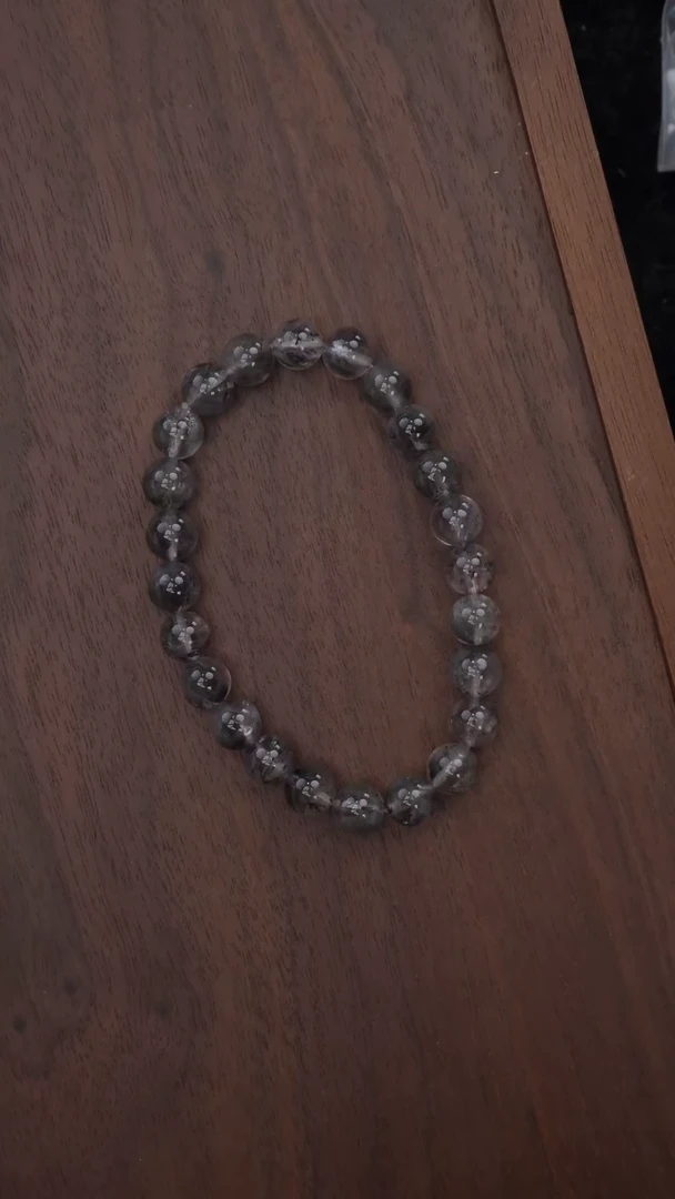 【闪购商品】水晶手串未镶嵌黑极光7m手串