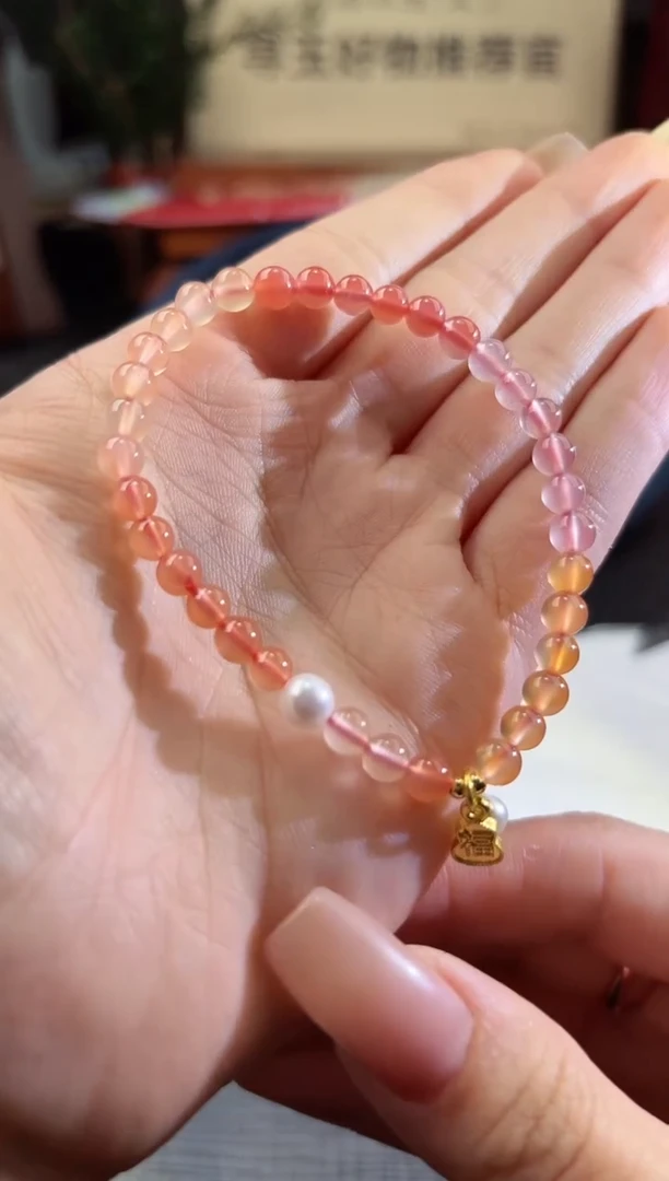 南红玛瑙未镶嵌颈饰100717922 随机发仅一件