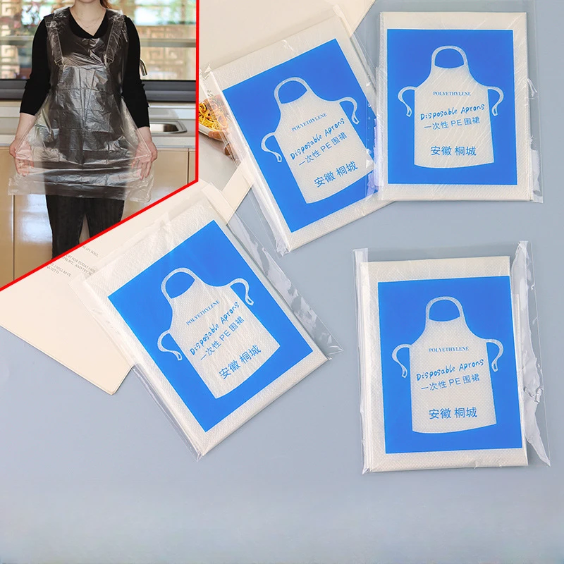 新款一次性围裙餐饮火锅烤肉店围裙客人专用防水防油独立包装围兜