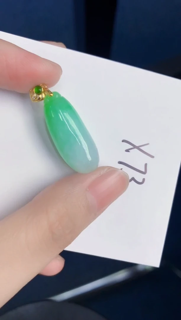 颈饰未镶嵌翡翠天然翡翠缅甸A货