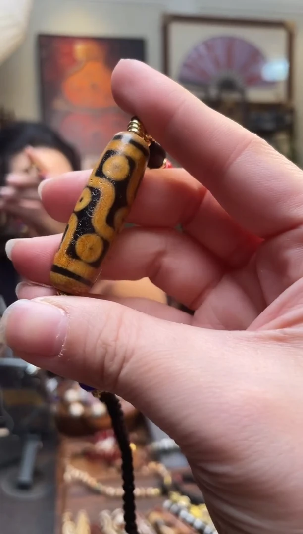 【闪购商品】柏香籽/百香籽把件0210-17九眼项链