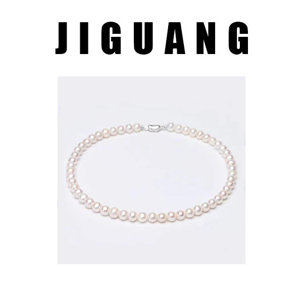 气质妈妈链6-8mm极光正圆珠珠