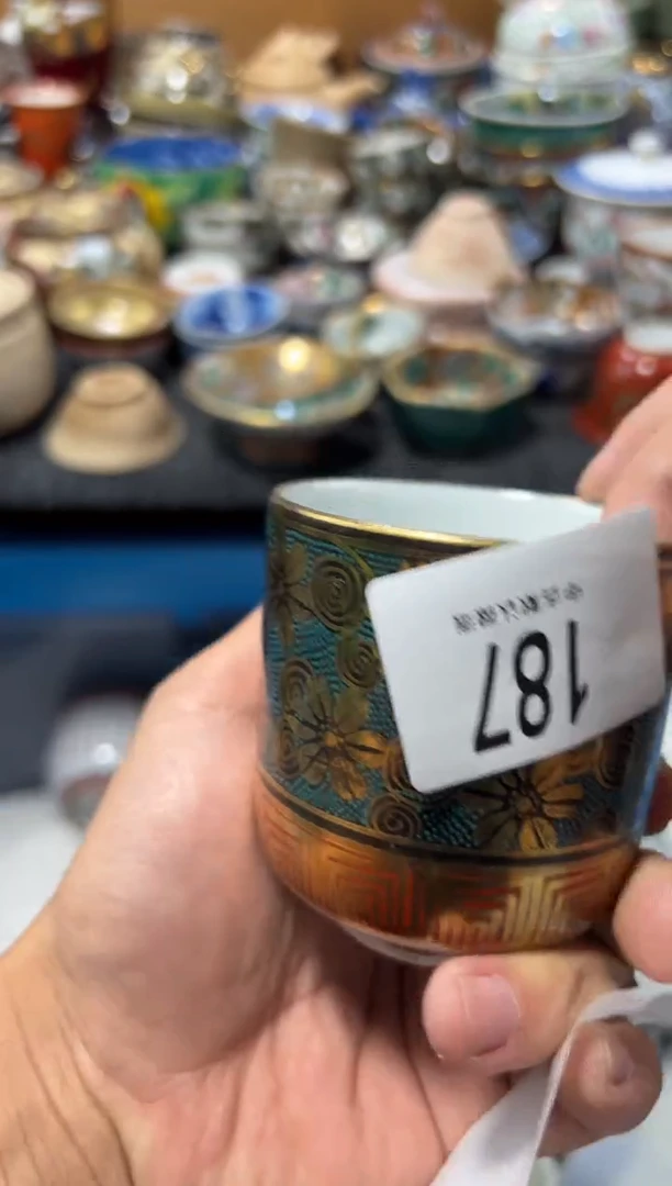 瓷片渔***号夏目海外回流瓷器中古品。