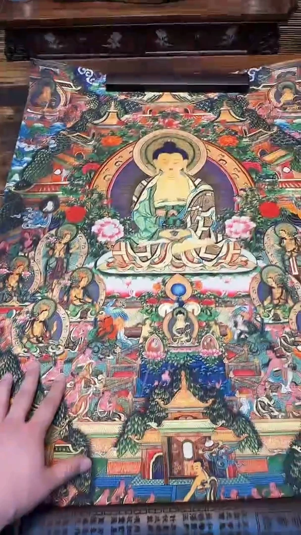 卷轴画古或今藏甄选唐卡049