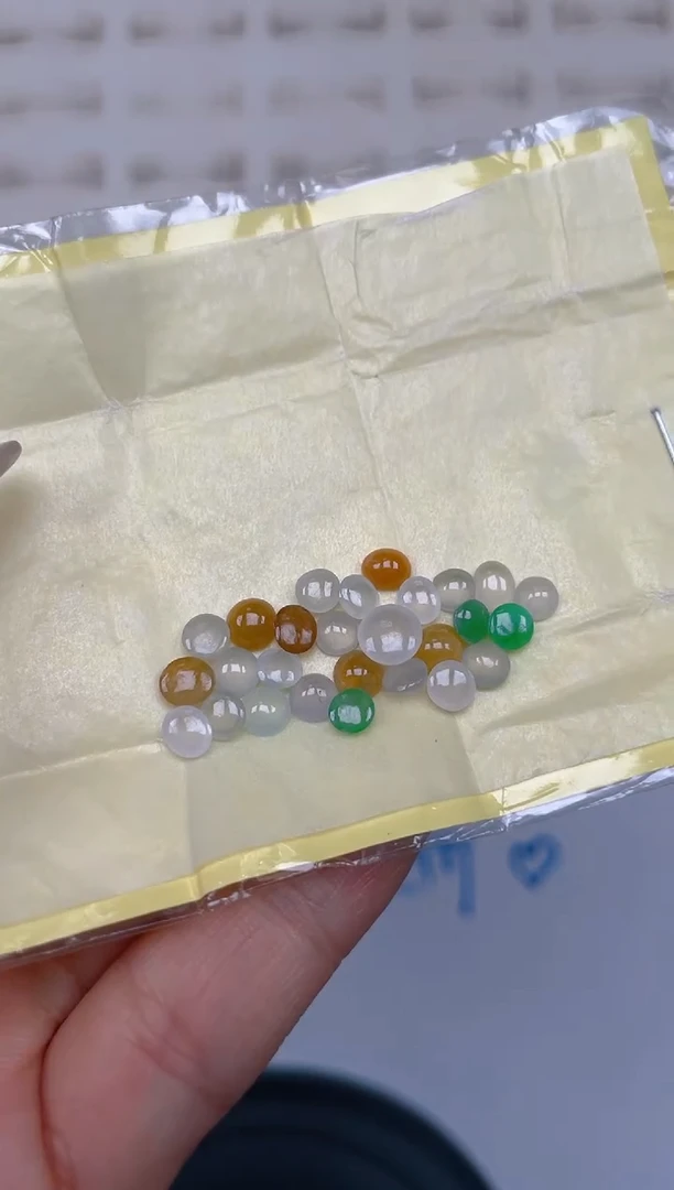 散珠翡翠天然翡翠裸石蛋面62