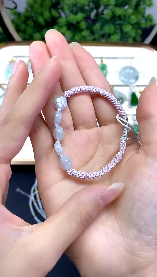 未镶嵌手绳翡翠扣子-@@CMT1544