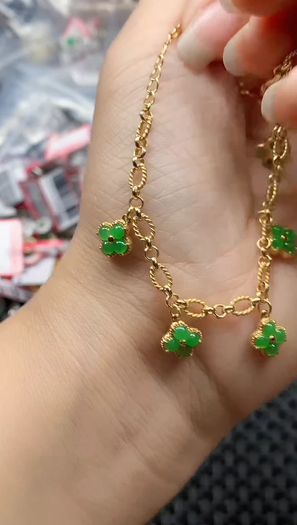 银S925镶嵌戒指翡翠思***思天然A货缅甸翡翠