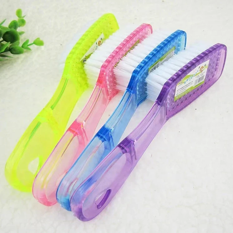 【到手4把】水晶洗衣刷软毛鞋刷子洗鞋刷多功能塑料鞋刷衣服清洁刷