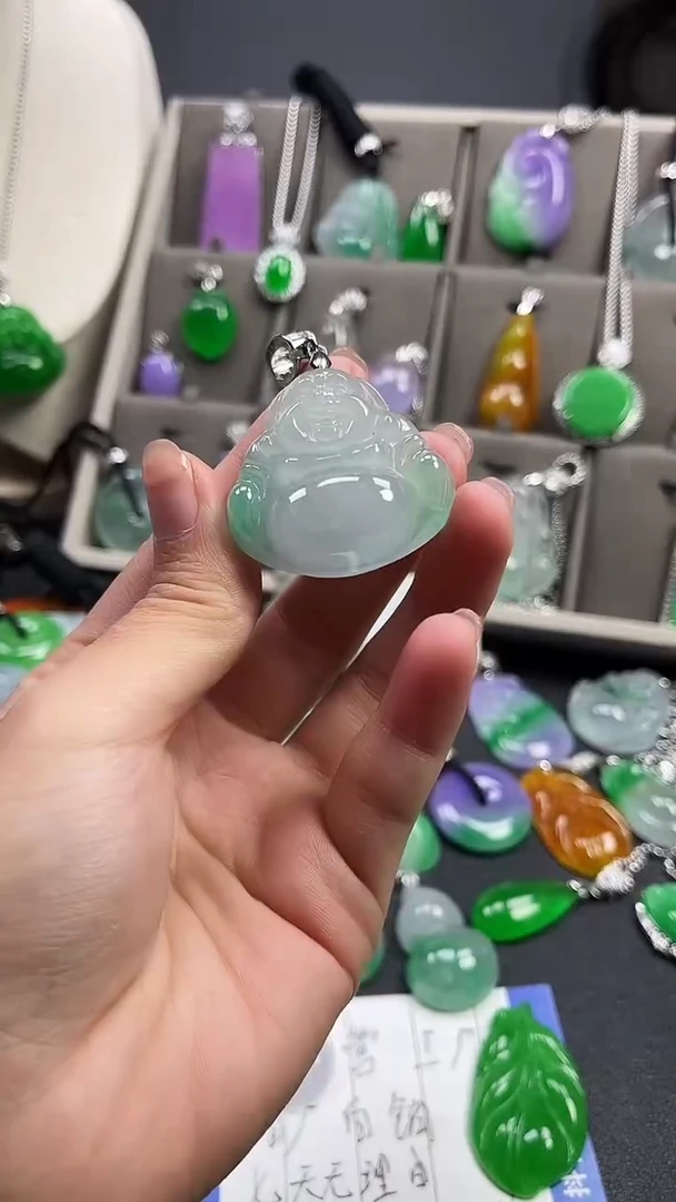 颈饰未镶嵌翡翠  所见即所得 一图一物