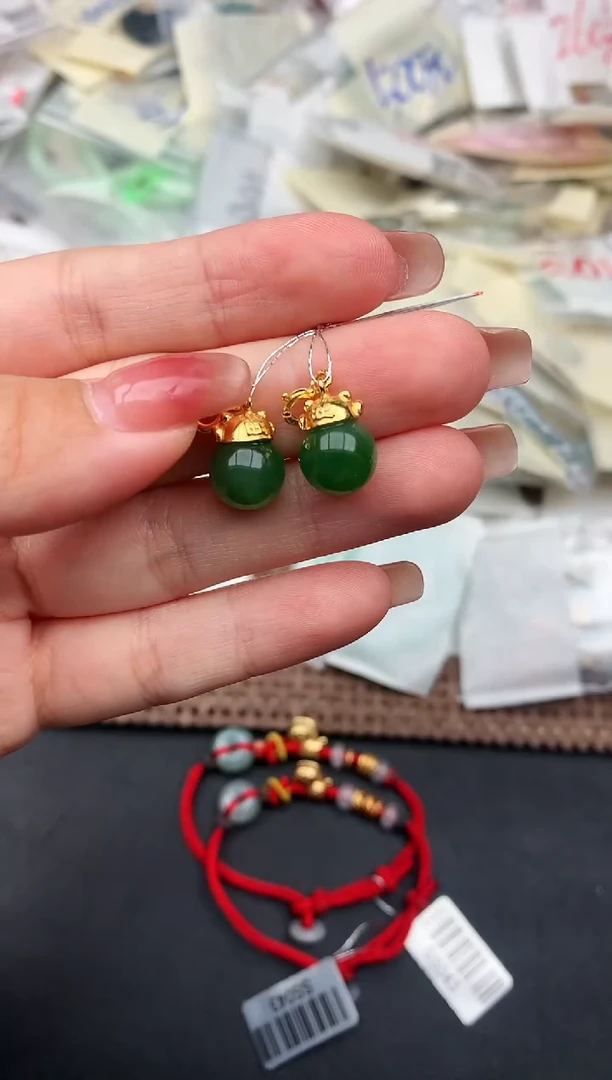 银S925镶嵌和田玉挂件多样性发货（发一个）