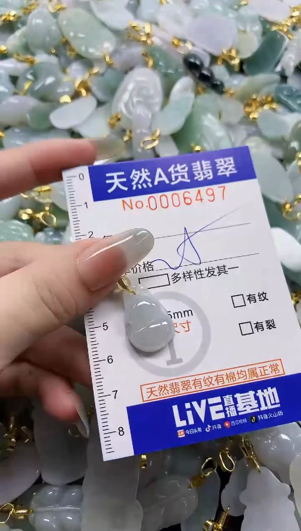 颈饰未镶嵌翡翠天然A货翡翠