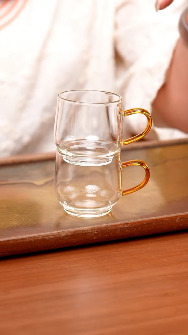 【闪购商品】璃享/水月杯2入/琥珀/不批发