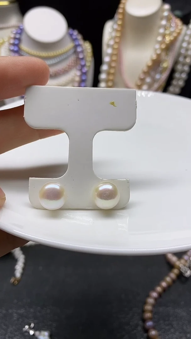 颈饰未镶嵌淡水珍珠耳钉