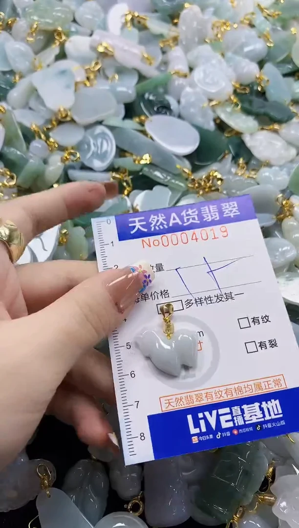 颈饰未镶嵌翡翠天然A货翡翠