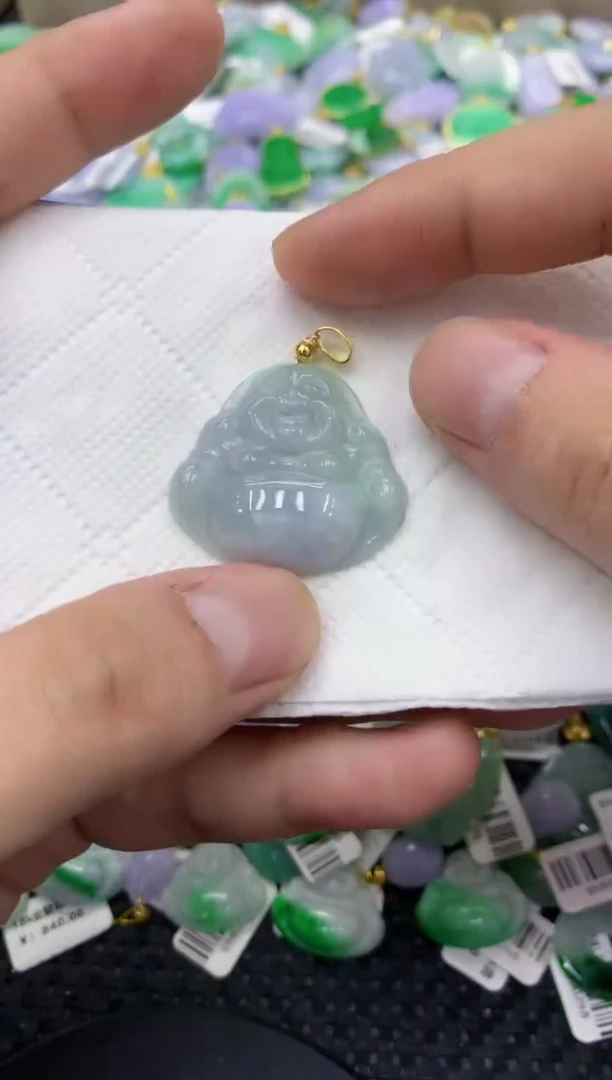 颈饰未镶嵌翡翠天然缅甸翡翠A货