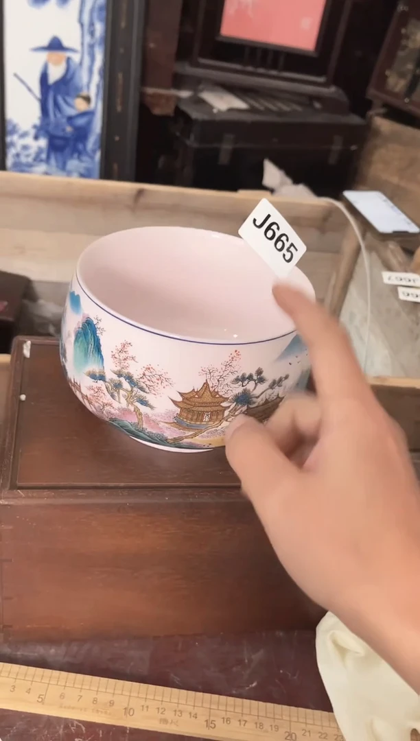 陶景德镇陶瓷摆件J665