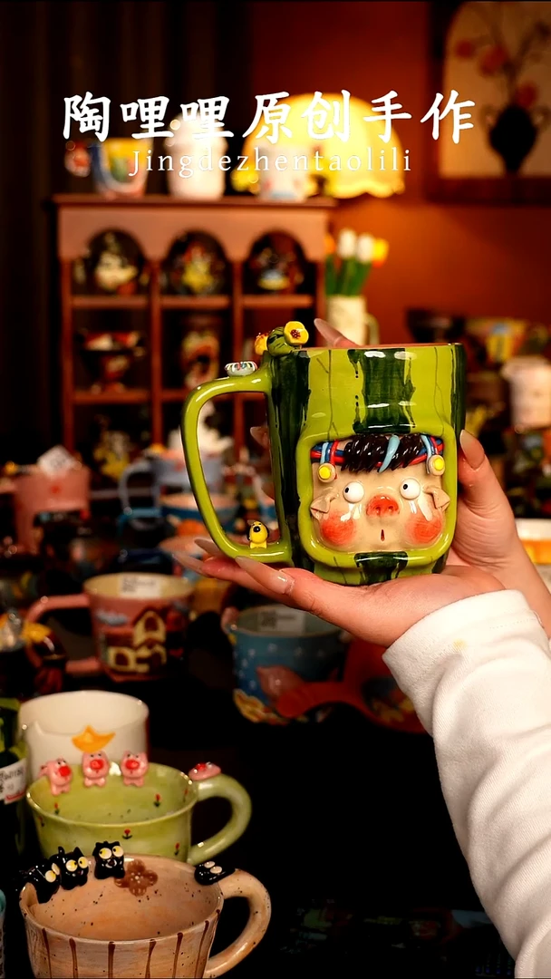 陶哩哩原创手作陶瓷0478