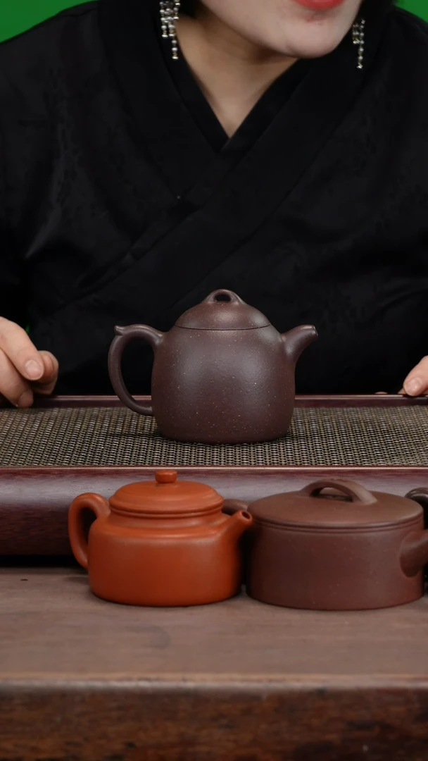 【闪购商品】紫砂茶壶全手工零添加天青泥秦权壶