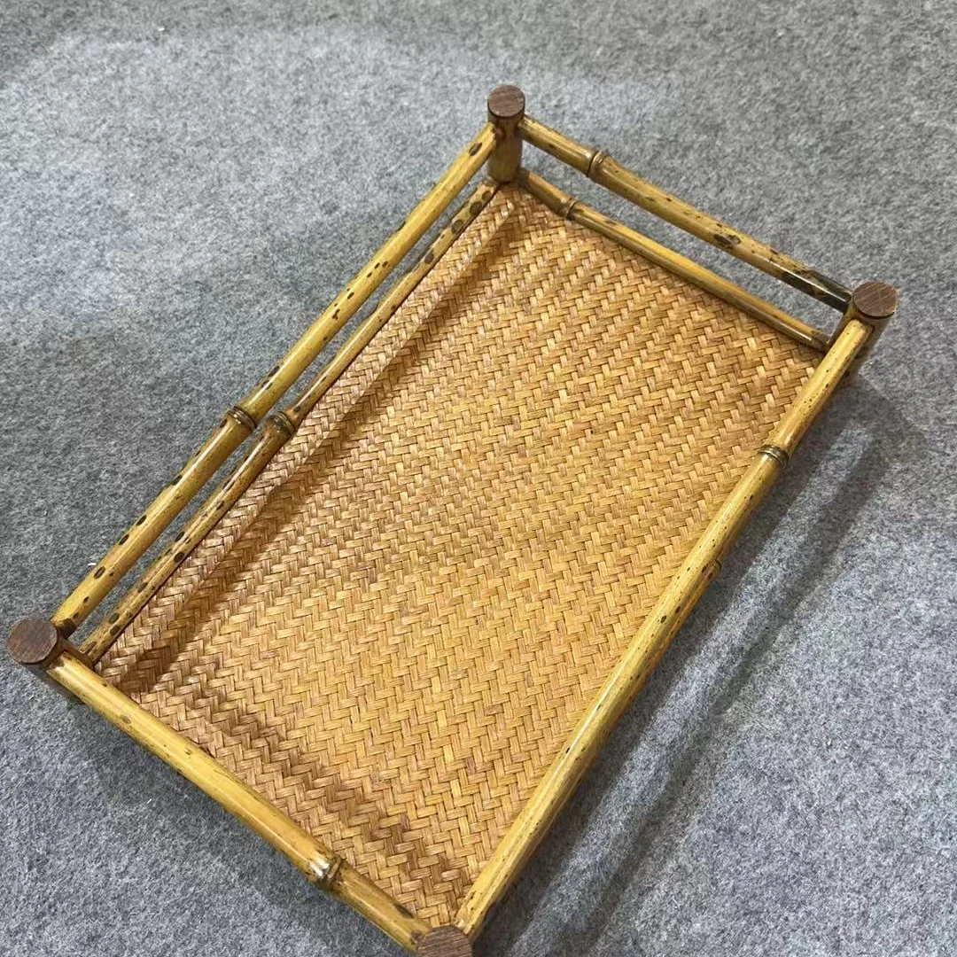 TS 梅乐席拖盘 梅鹿竹 茶盘收纳盘