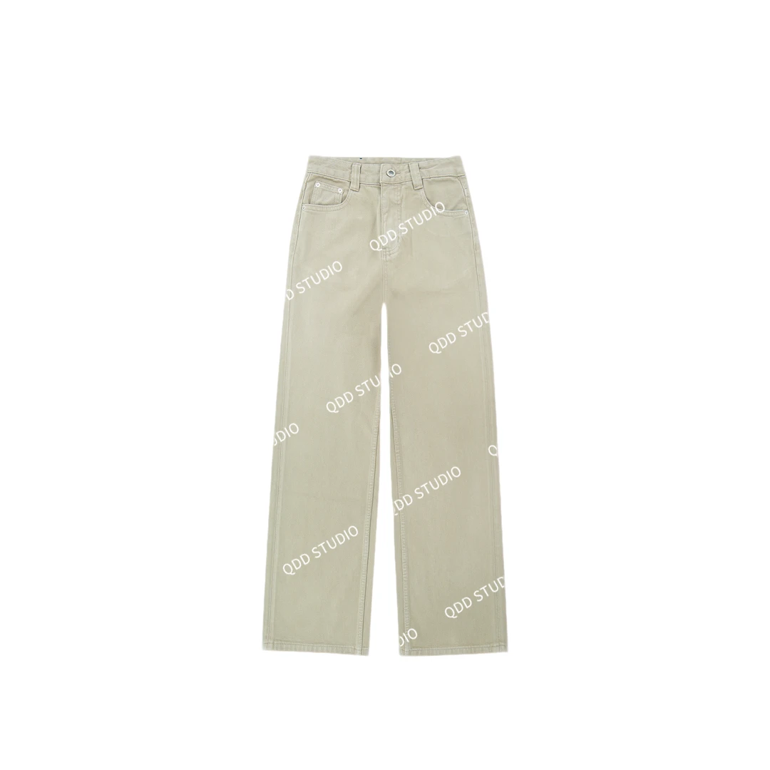 2025 【bc系列】无法抗拒-浅雾咖-无弹窄版直筒牛仔裤5568