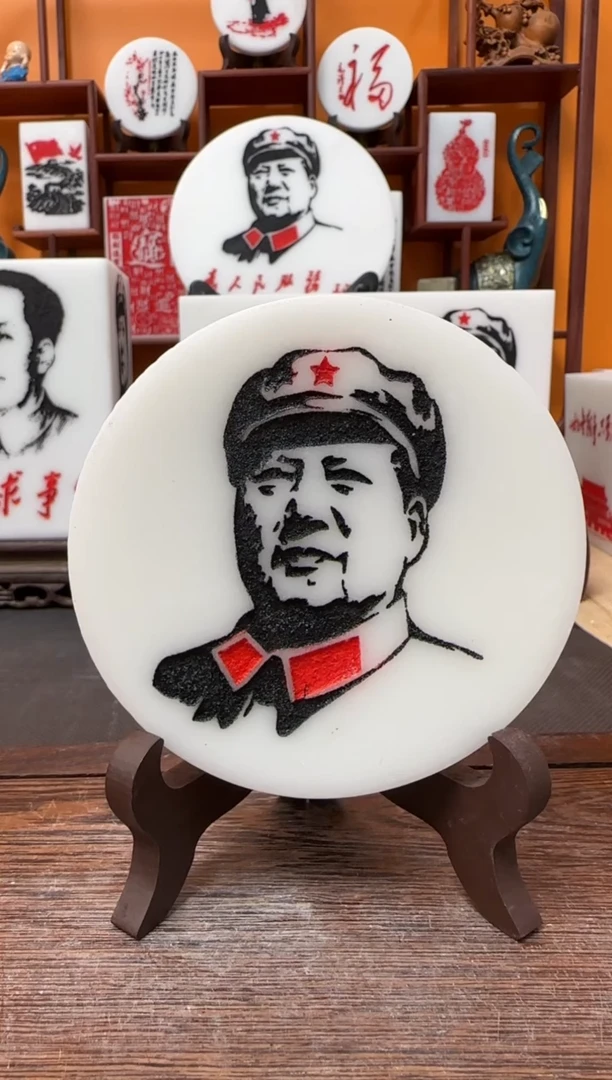 石材直径10公分带支架