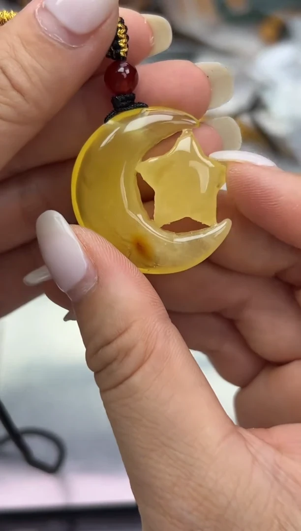 裸石蜜蜡未镶嵌蜜蜡吊坠