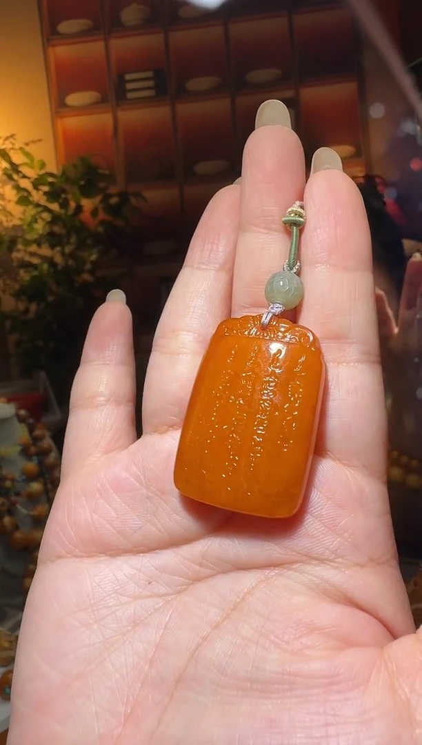 蜜蜡颈饰未镶嵌6285天然蜜蜡珠宝奇石全都保真