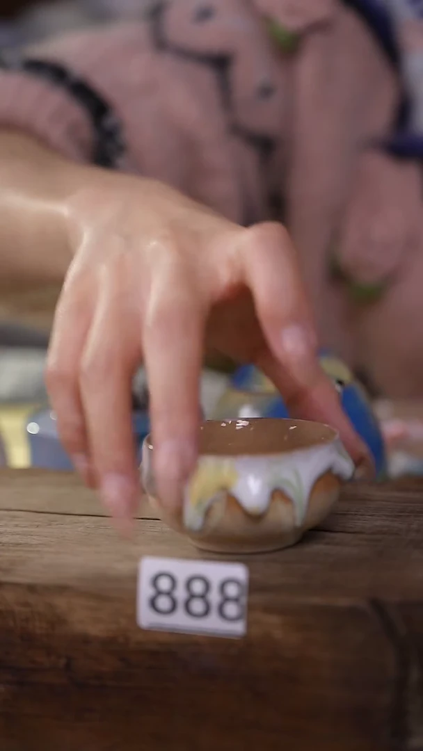 【闪购商品】瓷片福利 牛奶流釉系列  主人杯